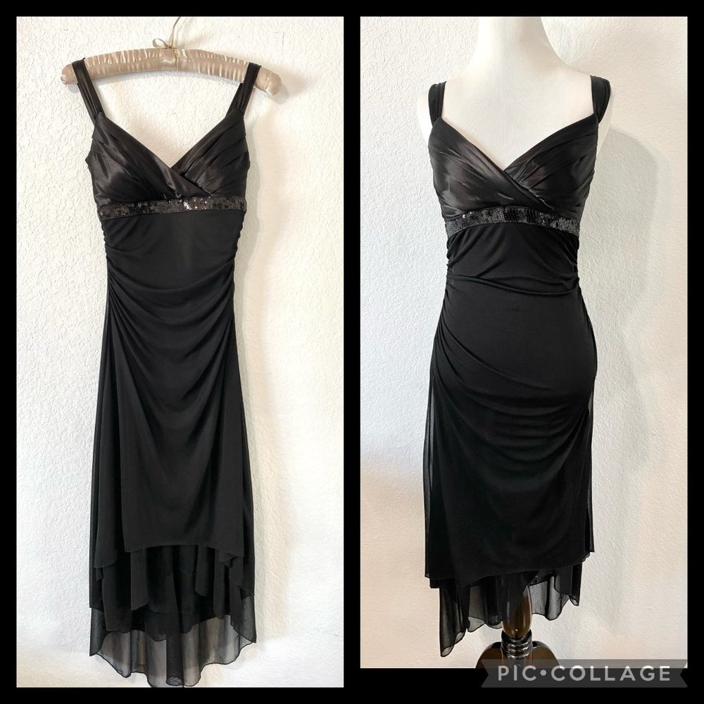 Y2K Ruby Rox Black Mesh Whimsygoth Dress